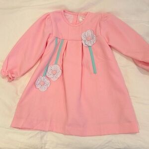 Eliza James / Cecil & Lou Pink Kids Dress with Floral Details